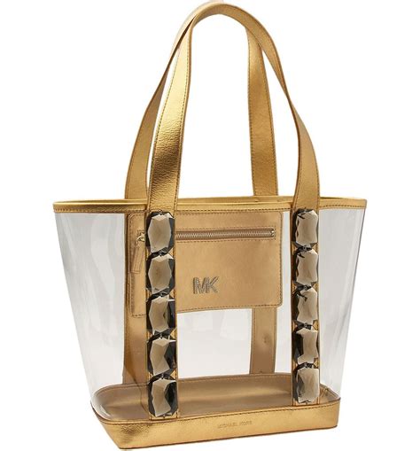 michael kors clear tote bag